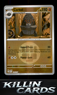 Carkol (Energy Symbol Pattern) 119/217 Pokemon Common ME: Ascended Heroes Card N