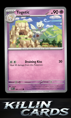 Togetic 081/217 Pokemon Common ME: Ascended Heroes Card NM