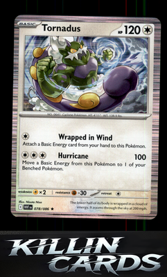 Tornadus 078/086 Pokemon Rare SV: White Flare Card NM