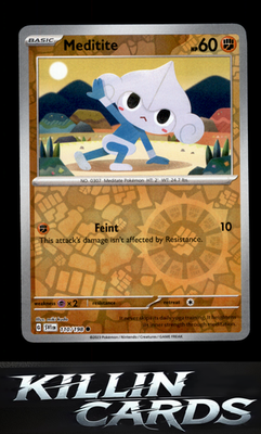 Reverse Holofoil Meditite - 110/198 110/198 Pokemon Common SV01: Scarlet & Viole