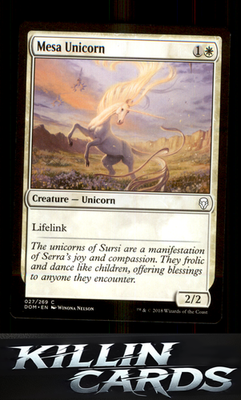 Mesa Unicorn 27 Magic C Dominaria Card NM