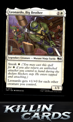 Leonardo, Big Brother 14 Magic C Teenage Mutant Ninja Turtles Card NM