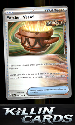 Earthen Vessel 106/131 Pokemon Uncommon SV: Prismatic Evolutions Card NM