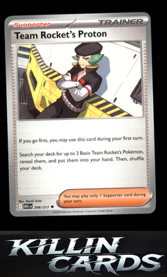 Team Rocket's Proton 208/217 Pokemon Uncommon ME: Ascended Heroes Card NM