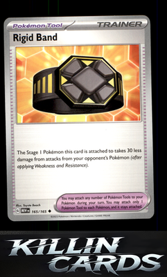 Rigid Band 165/165 Pokemon Uncommon SV: Scarlet & Violet 151 Card NM