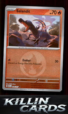 Reverse Holofoil Salandit (Energy Symbol Pattern) 034/217 Pokemon Common ME: Asc