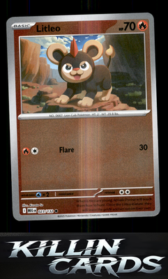 Reverse Holofoil Litleo - 023/132 023/132 Pokemon Common ME01: Mega Evolution Ca