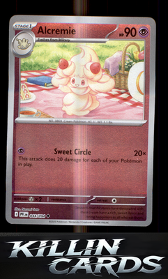 Reverse Holofoil Alcremie 044/094 Pokemon Uncommon ME02: Phantasmal Flames Card