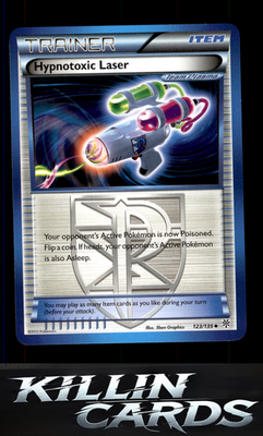Hypnotoxic Laser (Team Plasma) 123/135 Pokemon Uncommon Plasma Storm Card LP