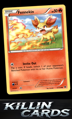 Fennekin (11) 11/124 Pokemon Common XY - Fates Collide Card NM