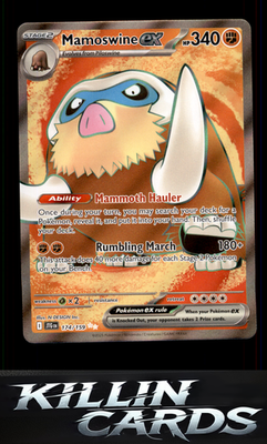 Mamoswine ex - 174/159 174/159 Pokemon Ultra Rare SV09: Journey Together Card NM