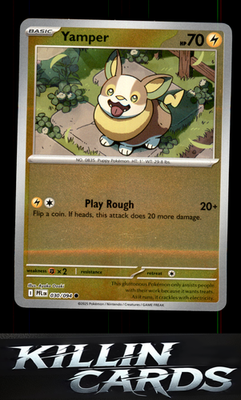 Reverse Holofoil Yamper - 030/094 030/094 Pokemon Common ME02: Phantasmal Flames