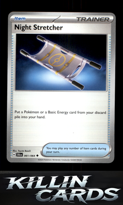 Night Stretcher 061/064 Pokemon Uncommon SV: Shrouded Fable Card NM