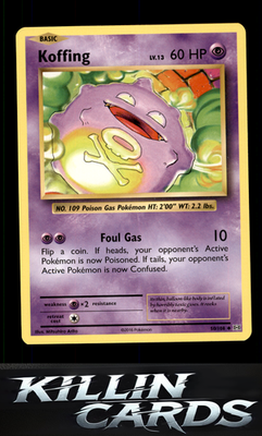 Koffing 50/108 Pokemon Uncommon XY - Evolutions Card NM