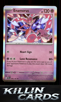 Enamorus - 093/167 093/167 Pokemon Rare SV06: Twilight Masquerade Card NM