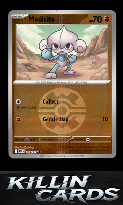 Reverse Holofoil Meditite (Quick Ball) 103/217 Pokemon Common ME: Ascended Heroe