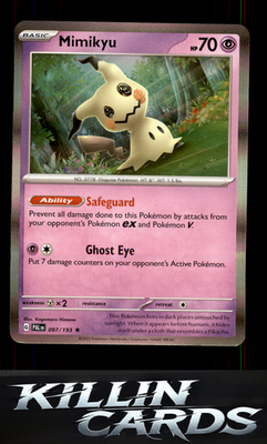 Mimikyu 097/193 Pokemon Rare SV02: Paldea Evolved Card NM
