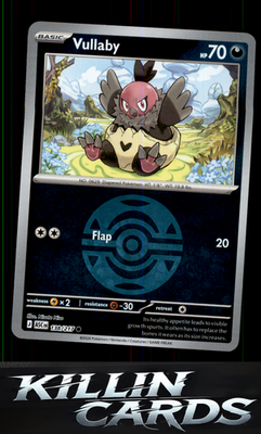 Reverse Holofoil Vullaby (Dusk Ball) 138/217 Pokemon Common ME: Ascended Heroes
