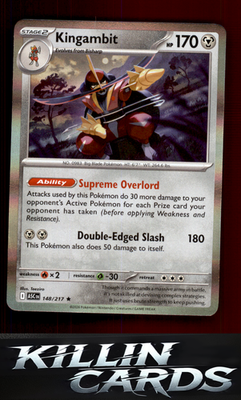 Kingambit 148/217 Pokemon Rare ME: Ascended Heroes Card NM