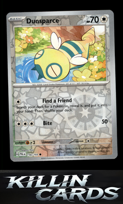 Reverse Holofoil Dunsparce 156/193 Pokemon Common SV02: Paldea Evolved Card NM