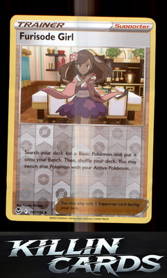 Furisode Girl 157/195 Pokemon Uncommon SWSH12: Silver Tempest Card NM