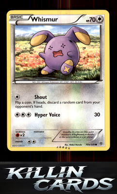 Whismur 105/135 Pokemon Common Plasma Storm Card LP