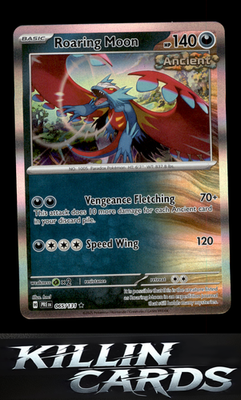 Roaring Moon 065/131 Pokemon Rare SV: Prismatic Evolutions Card NM