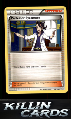 Professor Sycamore 122/146 Pokemon Uncommon XY Base Set Card NM