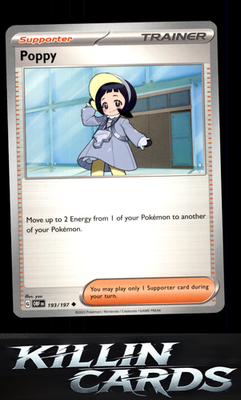 Poppy 193/197 Pokemon Uncommon SV03: Obsidian Flames Card NM