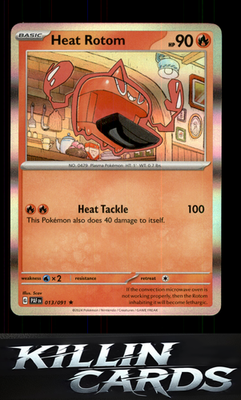 Heat Rotom 013/091 Pokemon Rare SV: Paldean Fates Card NM