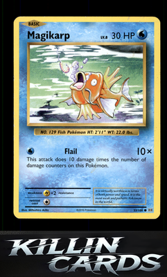 Magikarp 33/108 Pokemon Common XY - Evolutions Card LP