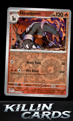 Reverse Holofoil Houndoom - 034/198 034/198 Pokemon Common SV01: Scarlet & Viole
