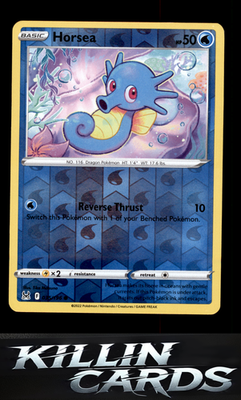 Reverse Holofoil Horsea 035/196 Pokemon Common SWSH11: Lost Origin Card NM