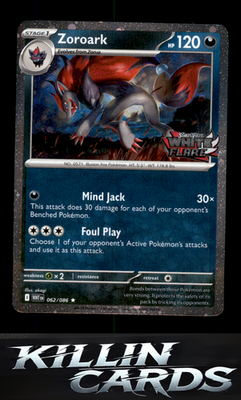 Zoroark (White Flare Stamped) 062/086 Pokemon Rare Miscellaneous Cards & Product
