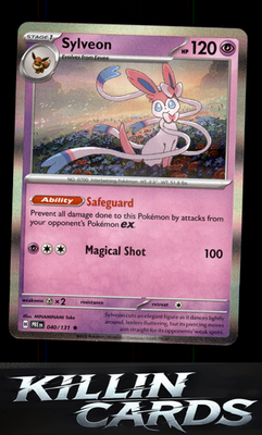 Sylveon 040/131 Pokemon Rare SV: Prismatic Evolutions Card NM