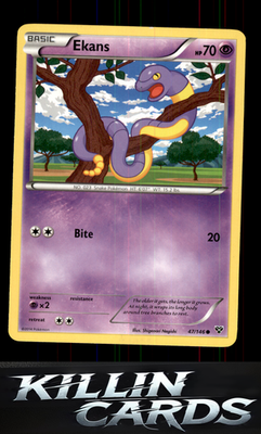 Ekans 47/146 Pokemon Common XY Base Set Card NM
