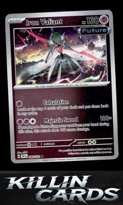 Reverse Holofoil Iron Valiant - 080/162 080/162 Pokemon Rare SV05: Temporal Forc