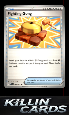 Fighting Gong 187/217 Pokemon Uncommon ME: Ascended Heroes Card NM