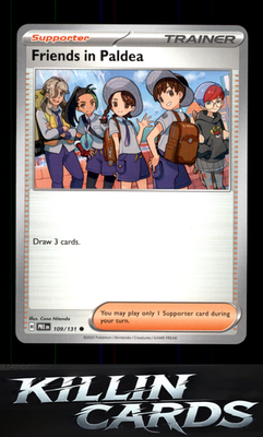 Friends in Paldea - 109/131 109/131 Pokemon Common SV: Prismatic Evolutions Card