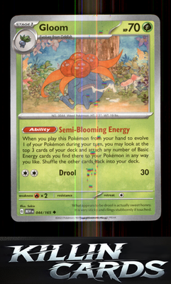 Gloom 044/165 Pokemon Uncommon SV: Scarlet & Violet 151 Card NM