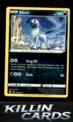 Absol 164/264 Pokemon Rare SWSH08: Fusion Strike Card LP