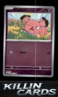 Reverse Holofoil Snubbull 037/094 Pokemon Common ME02: Phantasmal Flames Card NM