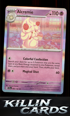 Alcremie 065/142 Pokemon Rare SV07: Stellar Crown Card NM