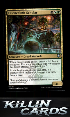 Essenceknit Scholar 187 Magic U Secrets of Strixhaven Card NM