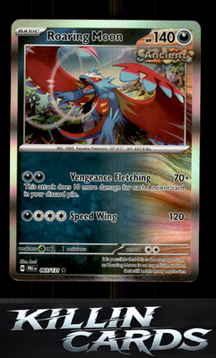 Roaring Moon 065/131 Pokemon Rare SV: Prismatic Evolutions Card NM