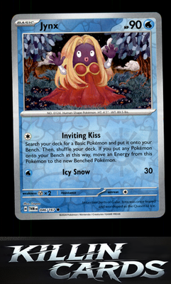 Reverse Holofoil Jynx 046/167 Pokemon Common SV06: Twilight Masquerade Card NM