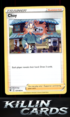 Choy 137/189 Pokemon Uncommon SWSH10: Astral Radiance Card NM
