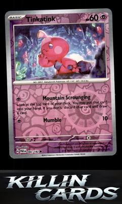 Reverse Holofoil Tinkatink - 082/182 082/182 Pokemon Common SV04: Paradox Rift C