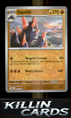 Reverse Holofoil Gigalith 048/086 Pokemon Uncommon SV: White Flare Card NM
