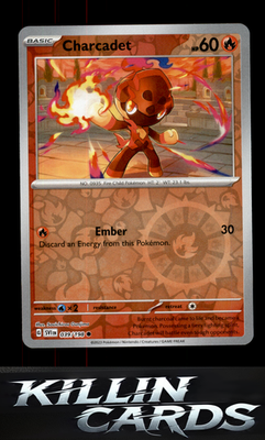 Reverse Holofoil Charcadet - 039/198 039/198 Pokemon Common SV01: Scarlet & Viol
